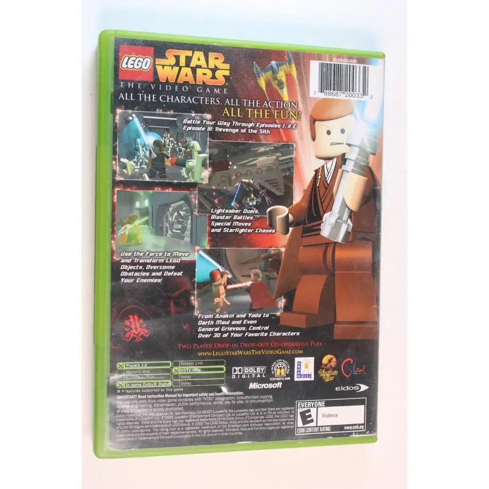 Lego Star Wars The Video Game (Microsoft Original Xbox) Authentic, Tested/Work